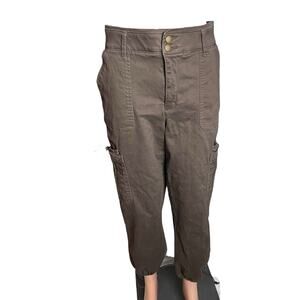 Democracy Ab Solutions Brown Cargo Pants 14 Utility Joggers Gorpcore Workwear